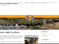 kenya-wildlife-safaris.de Webseite Vorschau