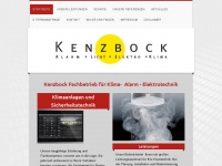 kenzbock-elektrotechnik.de Webseite Vorschau