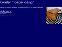 kenzler-moebel-design.de Webseite Vorschau