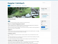 keppler-wasserkraft.de Webseite Vorschau