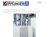 kepplinger-gmbh.at Webseite Vorschau