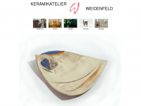 keramikatelier-weidenfeld.de Webseite Vorschau