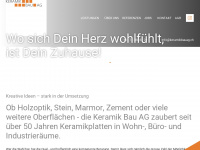 keramikbauag.ch Webseite Vorschau