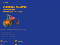 keramikbuch-thomas.de Webseite Vorschau