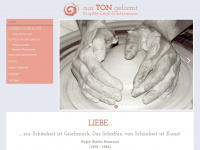 keramikwerkstatt-maneberg.de Webseite Vorschau