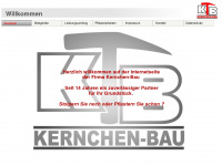 kernchen-bau.de Webseite Vorschau