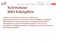 kernser-edelpilze.ch Webseite Vorschau
