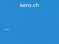 kero.ch Webseite Vorschau