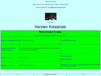 kersten-kolasinski.de Webseite Vorschau