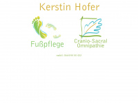 kerstin-hofer.at Webseite Vorschau