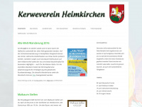 kerweverein-heimkirchen.de Webseite Vorschau