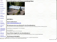 kesselberghaus.de Webseite Vorschau