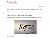 keyadvisors.ch Webseite Vorschau