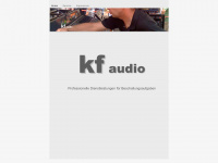 kf-audio.de Webseite Vorschau