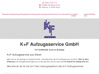 kf-aufzugsservice.de Webseite Vorschau