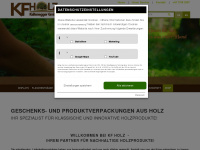 kf-holz.com Webseite Vorschau