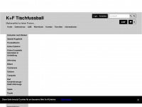 kf-tischfussball.ch Webseite Vorschau