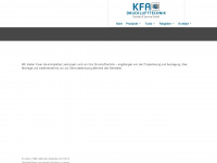 kfa-drucklufttechnik.de Webseite Vorschau