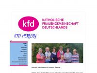 kfd-herbern.de Webseite Vorschau