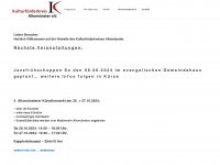 kfk-altomuenster.de Webseite Vorschau