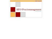 kfo-praxismanagement.de Webseite Vorschau