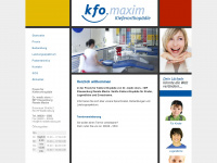 kfomaxim.de Webseite Vorschau