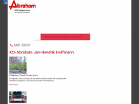 kfz-abraham.de Webseite Vorschau