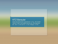 kfz-bereuter.de Webseite Vorschau