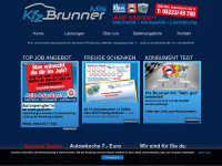 kfz-brunner.at Webseite Vorschau