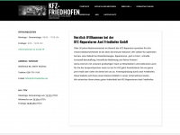kfz-friedhofen.de Webseite Vorschau