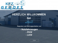 kfz-gerdes.de Webseite Vorschau
