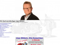 kfz-gutachten-buende.de Webseite Vorschau