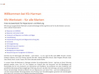 kfz-harman.de Webseite Vorschau