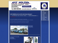 kfz-holzer.at Webseite Vorschau