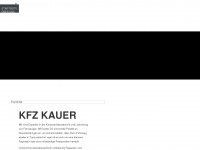 kfz-kauer.at Webseite Vorschau