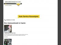 kfz-kossenjans.de Webseite Vorschau