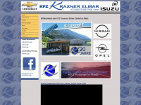 kfz-kraxner.at Webseite Vorschau