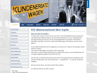 kfz-kupfer.de Webseite Vorschau