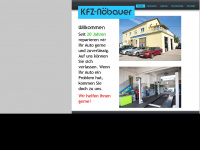 kfz-noebauer.at Webseite Vorschau