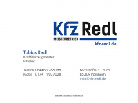 kfz-redl.de Webseite Vorschau