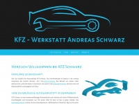 kfz-schwarz.at Webseite Vorschau