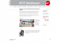 kfz-seebauer.de Webseite Vorschau