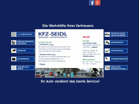 kfz-seidl.at Webseite Vorschau