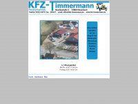 kfz-timmermann.de Webseite Vorschau