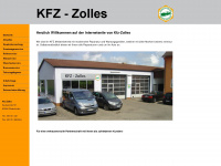 kfz-zolles.de Webseite Vorschau