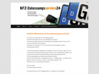 kfz-zulassungsservice24.de Webseite Vorschau