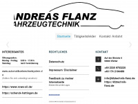 kfztechnik-flanz.de Webseite Vorschau