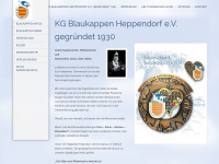 kg-blaukappen.de Webseite Vorschau
