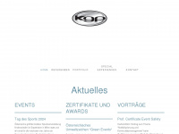 kgp-events.at Webseite Vorschau