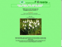 kgv-foresta.de Webseite Vorschau